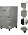 ARCHIVERO METALICO 2 GAV 15478 GRIS SET DE  2 ARCHIVEROS