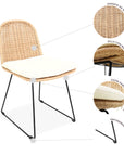 SILLA DE EXTERIOR CAICOS SET DE 2 SILLAS