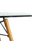 MESA OSLO CRISTAL RECTANGULAR MOB-T5 SET DE 2 MESAS DE CRISTAL