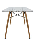 MESA OSLO CRISTAL RECTANGULAR MOB-T5 SET DE 2 MESAS DE CRISTAL