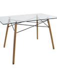 MESA OSLO CRISTAL RECTANGULAR MOB-T5 SET DE 2 MESAS DE CRISTAL