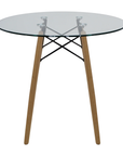 MESA OSLO CRISTAL 80 MOB-T8 SET DE 2 MESAS DE CRISTAL