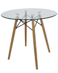 MESA OSLO CRISTAL 80 MOB-T8 SET DE 2 MESAS DE CRISTAL
