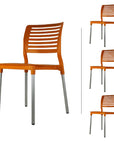 SILLA DE EXTERIOR GALERI SET DE 4 SILLAS