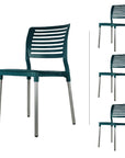 SILLA DE EXTERIOR GALERI SET DE 4 SILLAS