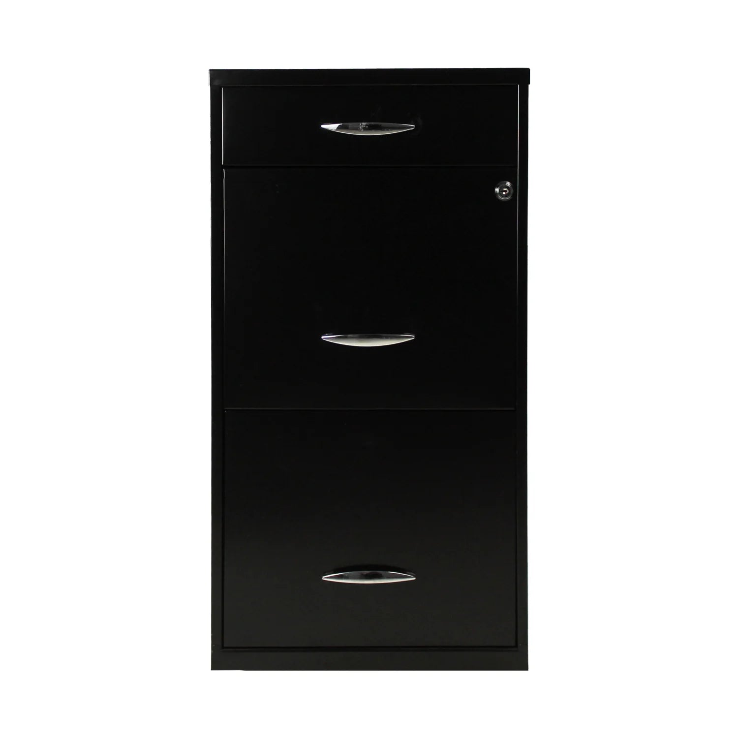 ARCHIVERO METALICO PED 2+1 17056 NEGRO SET DE  2 ARCHIVEROS