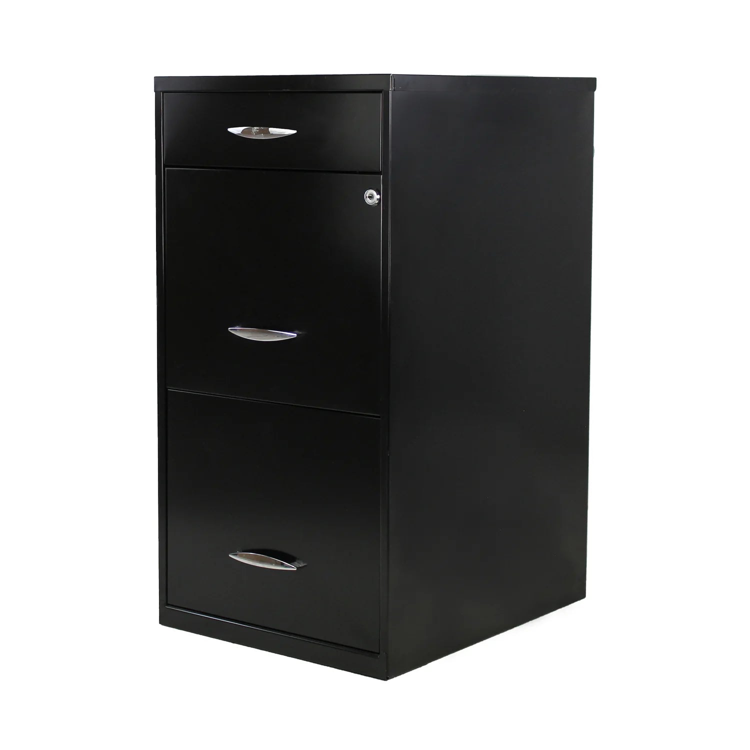 ARCHIVERO METALICO PED 2+1 17056 NEGRO SET DE  2 ARCHIVEROS