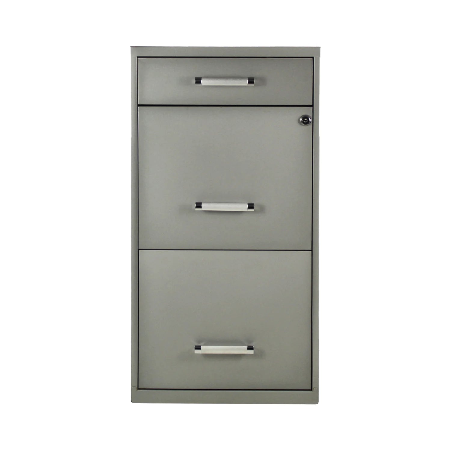 ARCHIVERO METALICO PED 2+1 17069 GRIS SET DE 2 ARCHIVEROS