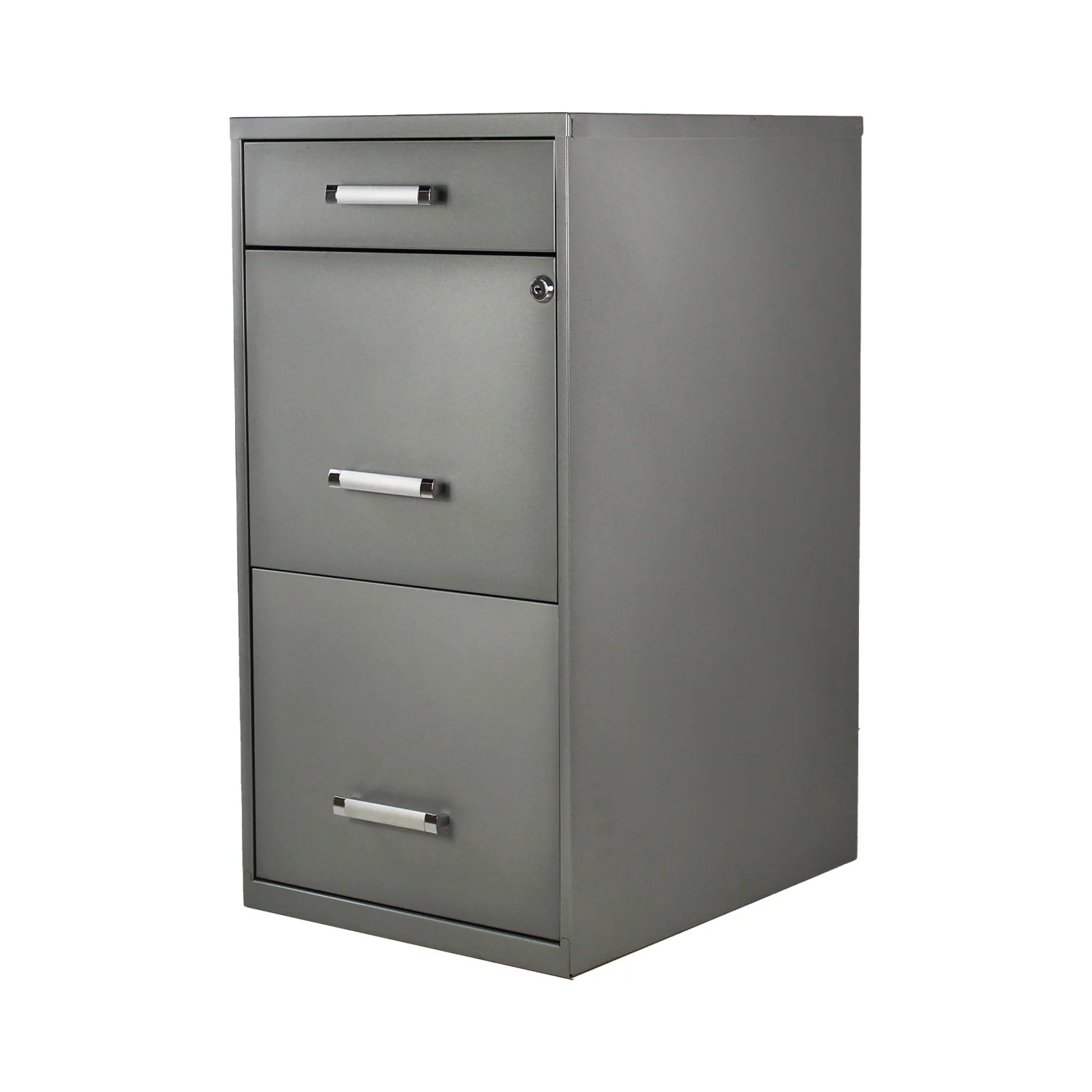 ARCHIVERO METALICO PED 2+1 17069 GRIS SET DE 2 ARCHIVEROS