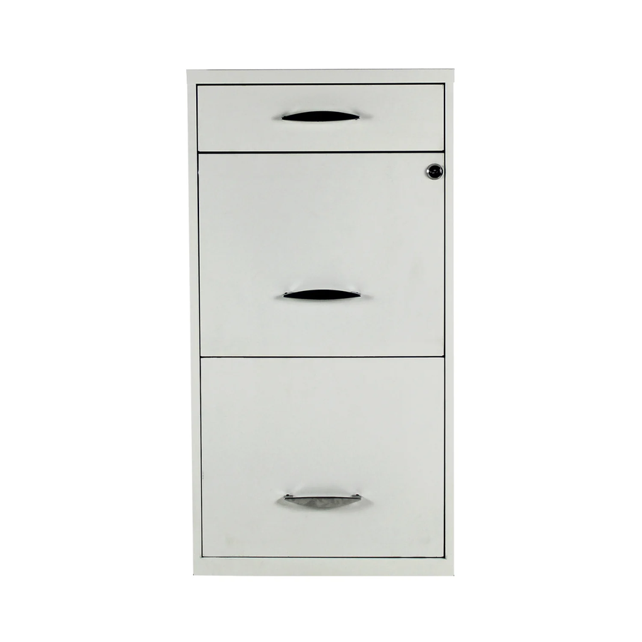ARCHIVERO METALICO PED 2+1 18871 BLANC SET DE  2 ARCHIVEROS