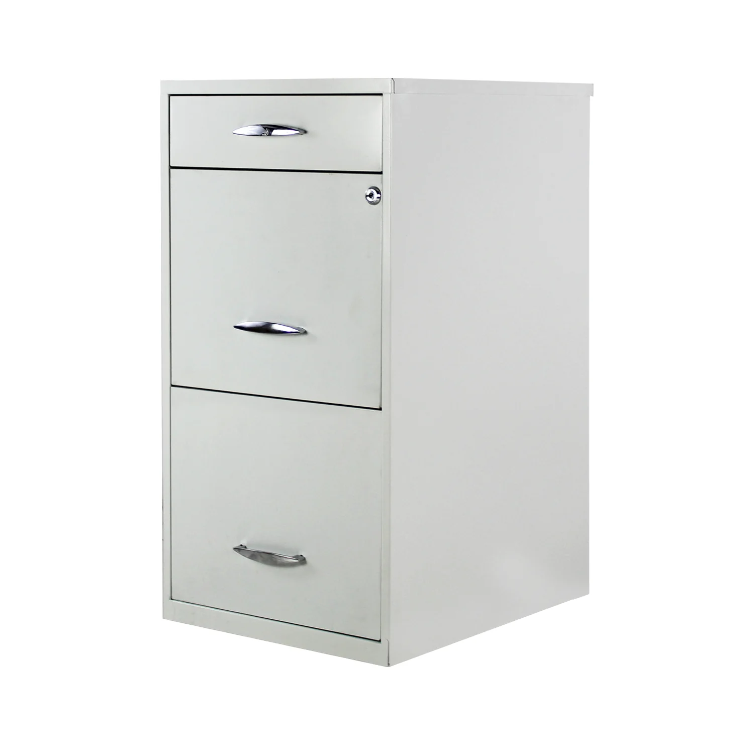 ARCHIVERO METALICO PED 2+1 18871 BLANC SET DE  2 ARCHIVEROS