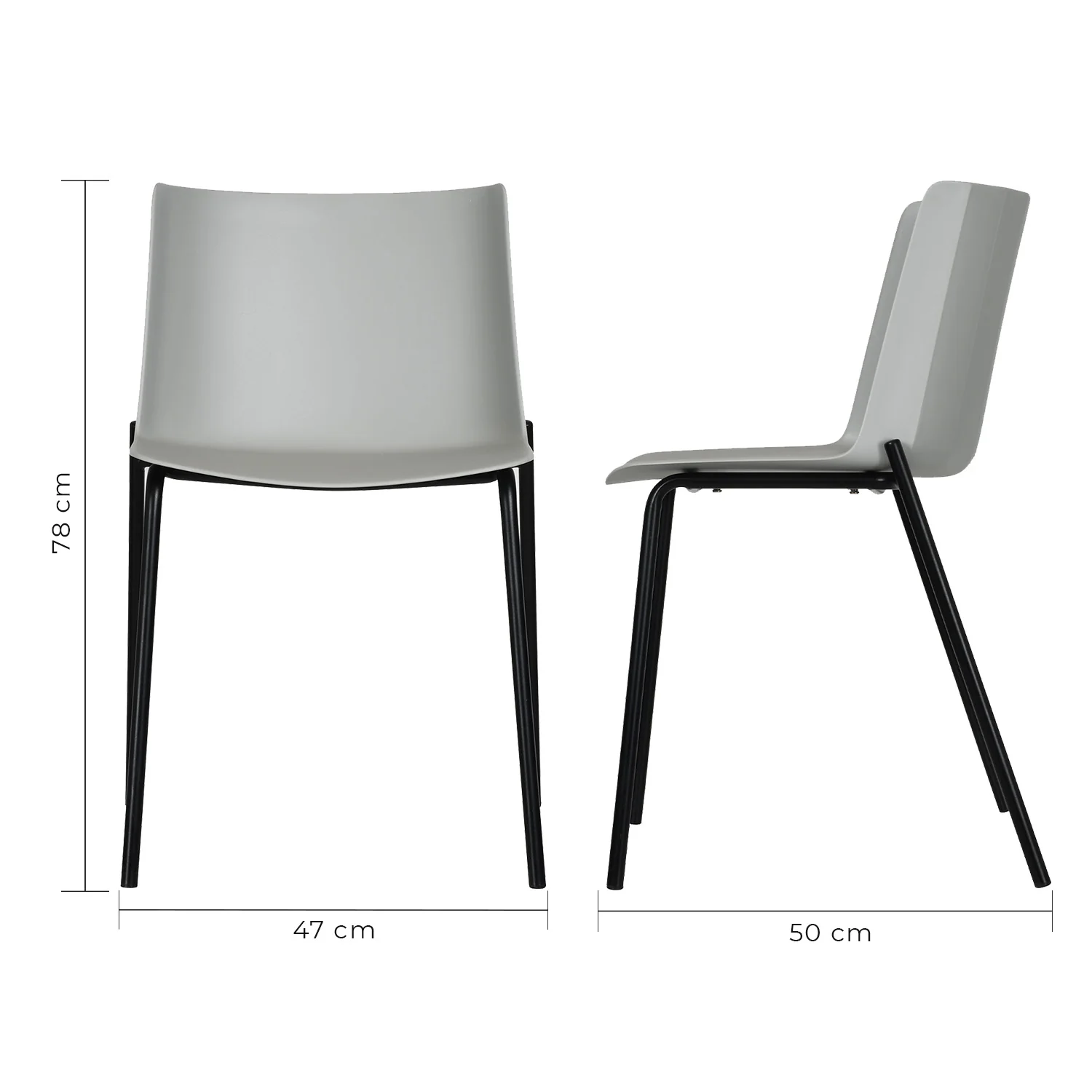 SILLA COLOMBO SET DE 4 SILLAS