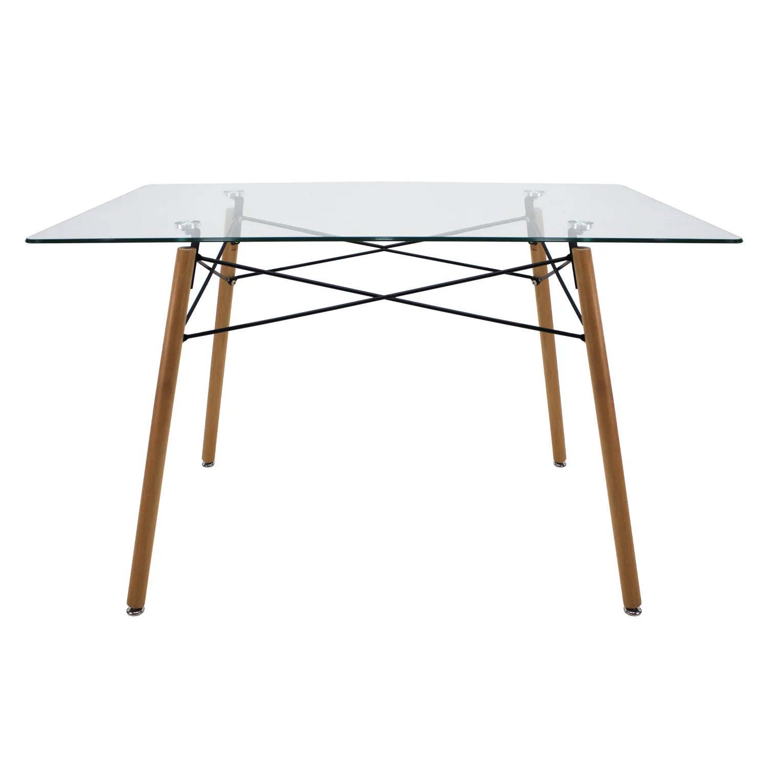 MESA OSLO CRISTAL RECTANGULAR MOB-T5 SET DE 2 MESAS DE CRISTAL