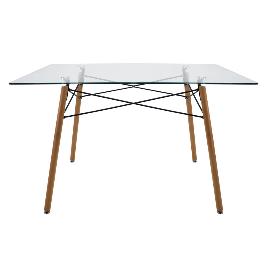 MESA OSLO CRISTAL RECTANGULAR MOB-T5 SET DE 2 MESAS DE CRISTAL