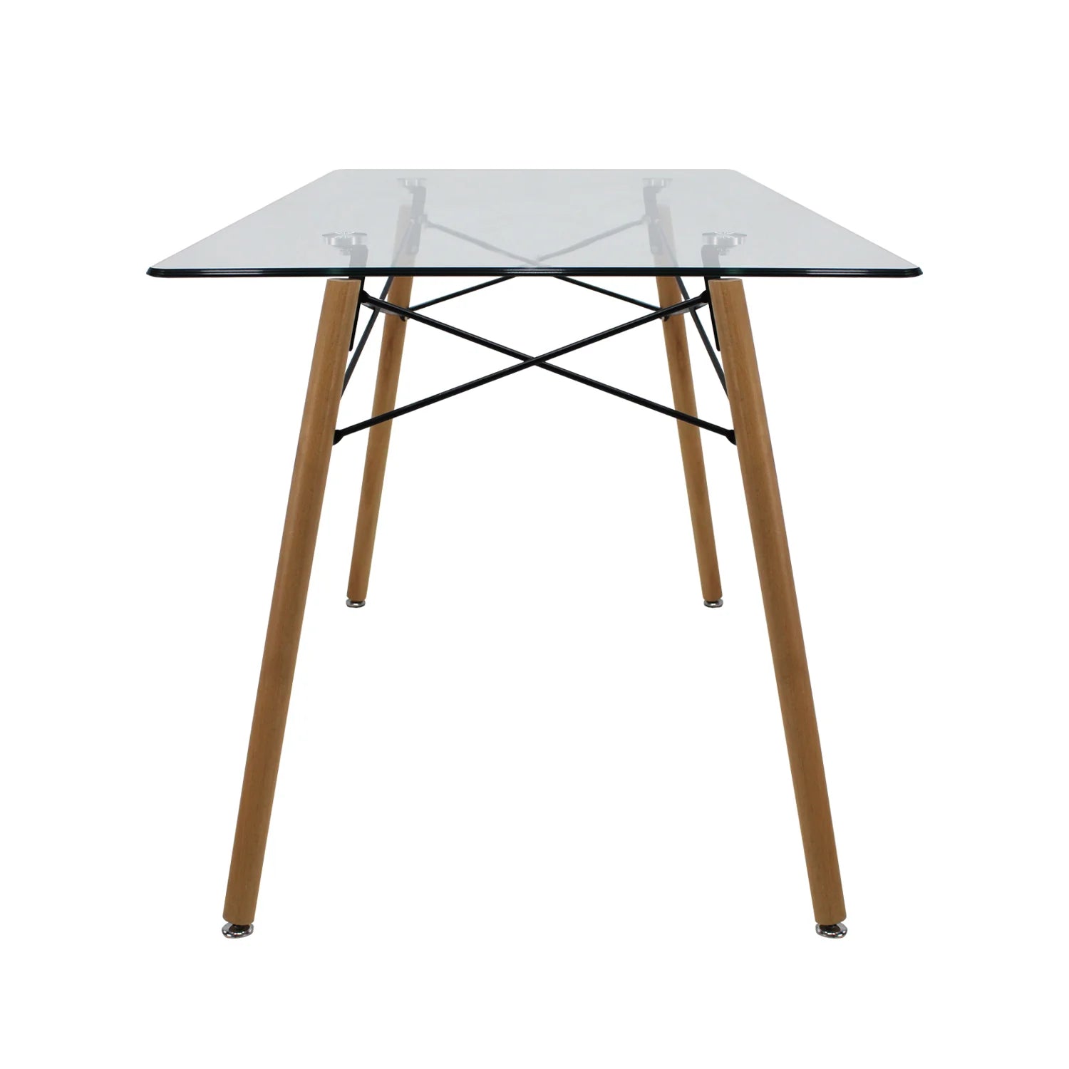 MESA OSLO CRISTAL RECTANGULAR MOB-T5 SET DE 2 MESAS DE CRISTAL