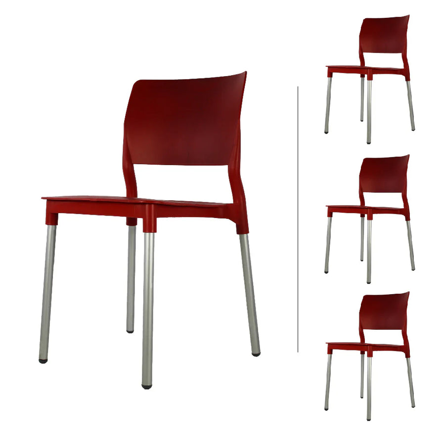 SILLA DE EXTERIOR ALESIA SET DE 4 SILLAS