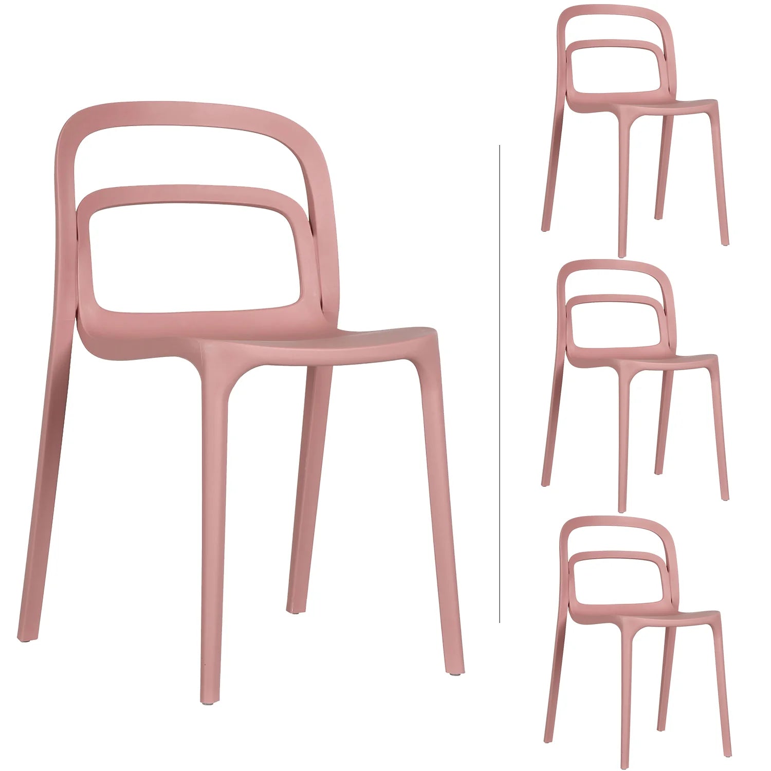 SILLA DE EXTERIOR ASTI SET DE 4 SILLAS