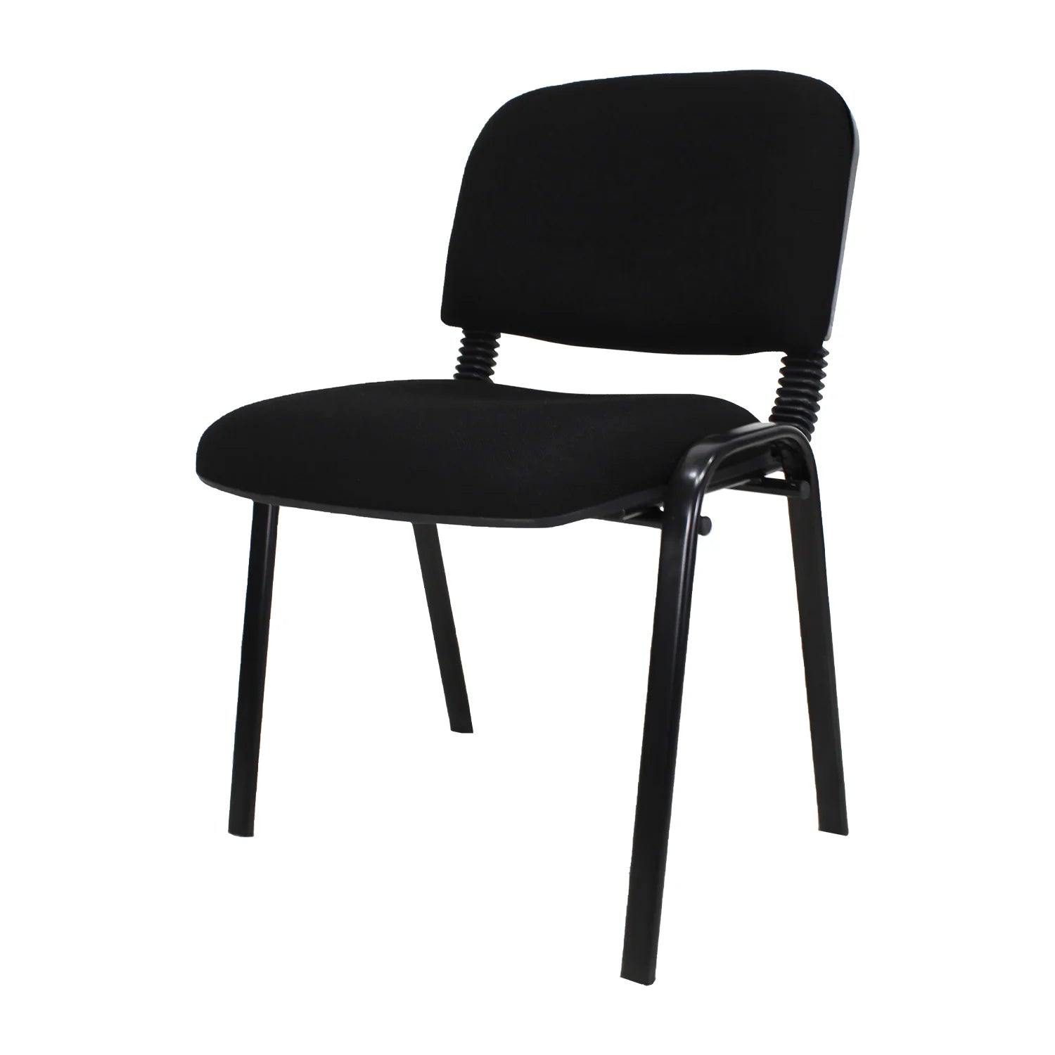 SILLA FIJA JM-ISO TELA NEGRA SET DE 7 SILLAS