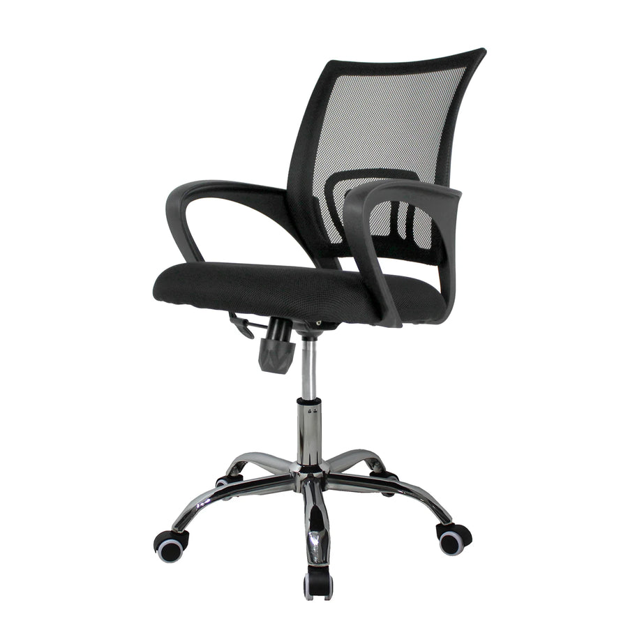 SILLA SECRETARIAL JM-107 MESH NEGRO SET DE 3 SILLAS