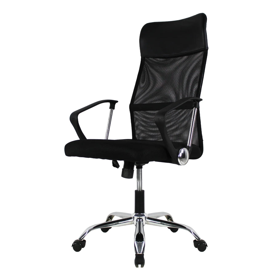 SILLA EJECUTIVA JM-2006A MESH NEGRO SET DE 3 SILLAS