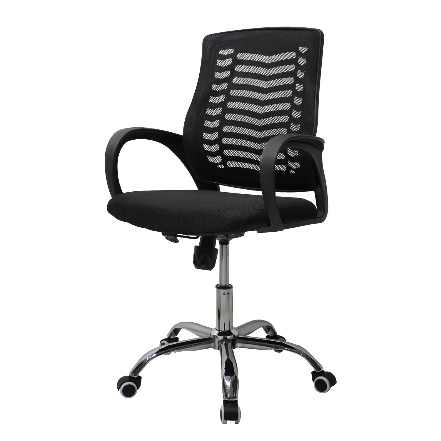 SILLA SECRETARIAL JM-108 MESH NEGRO SET DE 3 SILLAS